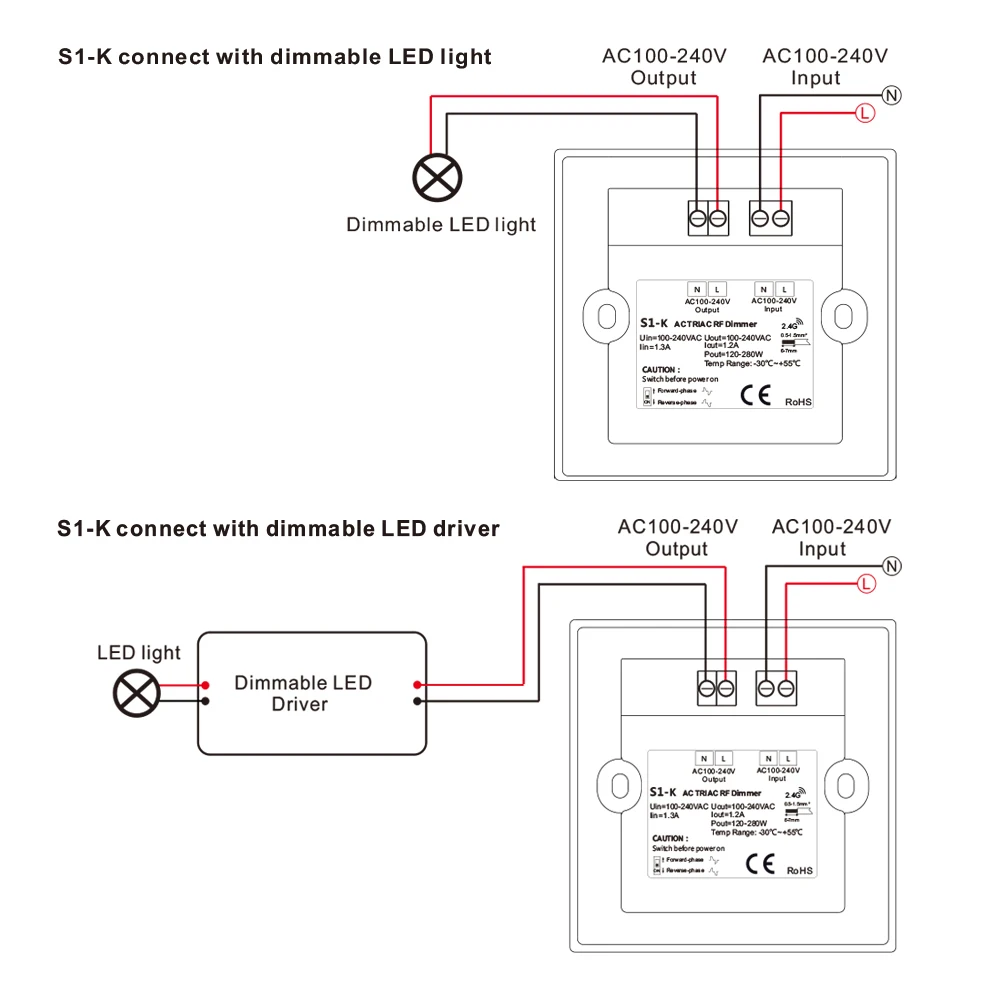Настенное крепление Triac Dimmer LED Max 280 Вт AC 220 В 230 110 регулятор регулировки яркости