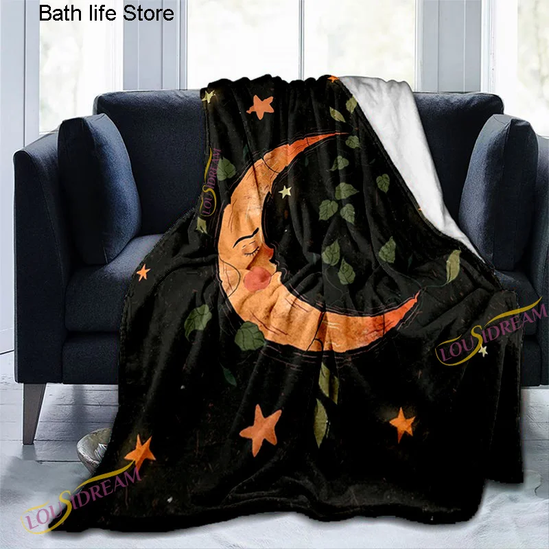 Простое Психоделическое одеяло с бабочкой Таро покрывало на диван фланелевое со