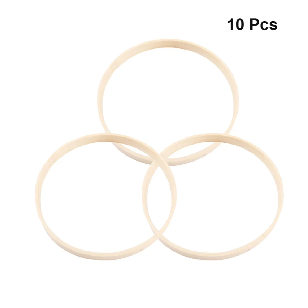 

10pcs 20cm Diameter Dream Catcher Ring Round Wooden Bamboo Hoop DIY Craft Tools with Desiccant