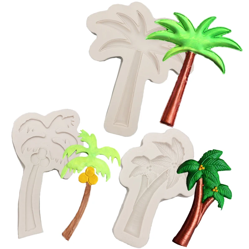 Силиконовая форма для кокосового дерева инструмент украшения тортов