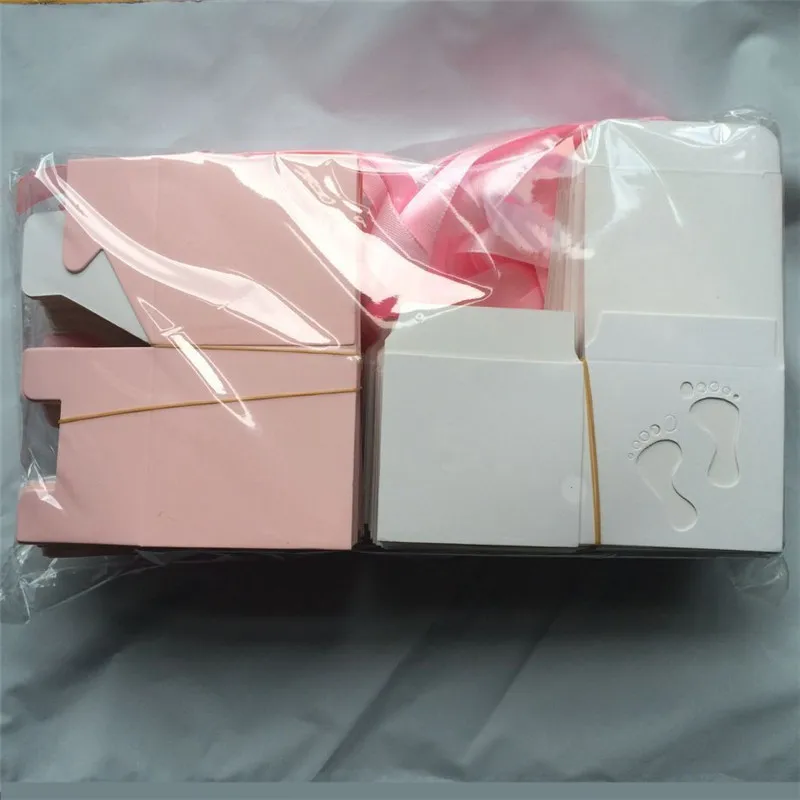 50 шт./лот коробка для конфет с отверстиями подарочные коробки детской коляски