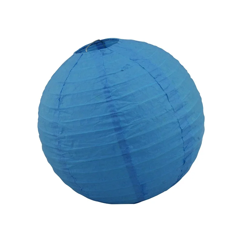 royal blue 20 см/25 см/30 cm круглая Бумага Фонари на день рождения Свадебная вечеринка Декор, подарок, ремесло, сделай сам, светильник, подвесной фонарь-шар вечерние поставки - Цвет: royal blue