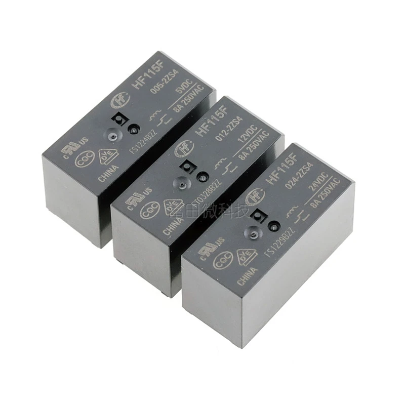2 шт./лот реле JQX-115F HF115F-005-2ZS4 HF115F-012-2ZS4 HF115F-024-2ZS4 HF115F-048-2ZS4 8A 8PIN