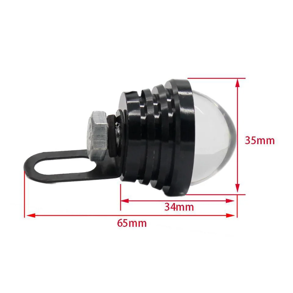 

Universal Driving lights White 12V Backup Car Daytime Tail Eagle Eye Lamp