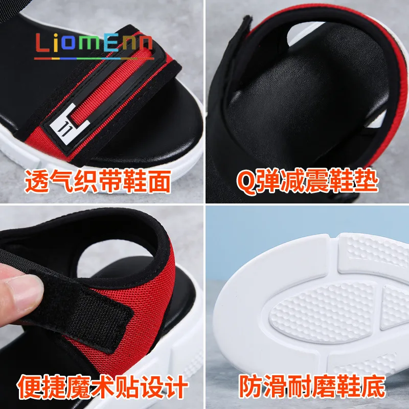 

Women's Sandals 2021 New Summer Sandals Women Shoes Ladies Light Soft Comfort Flats Black Red Beach Slippers zapatos mujer
