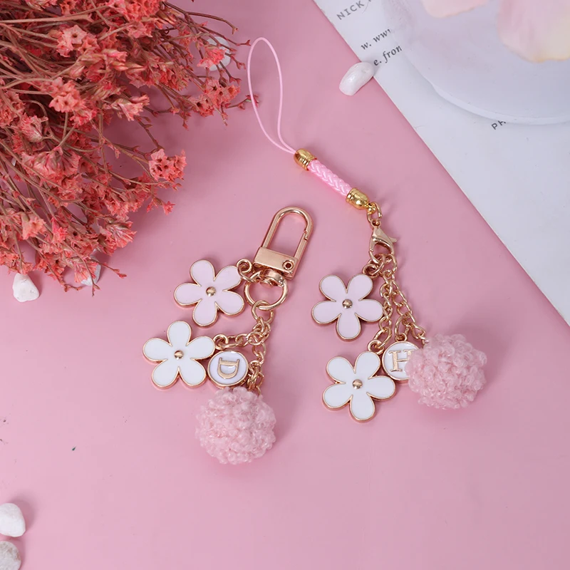 

New Cute Smart Phone Strap Lanyards for Keys Bag Decoration Hang Rope Daisy Mobile Phone Strap Hang Rope Phone Charm Gifts