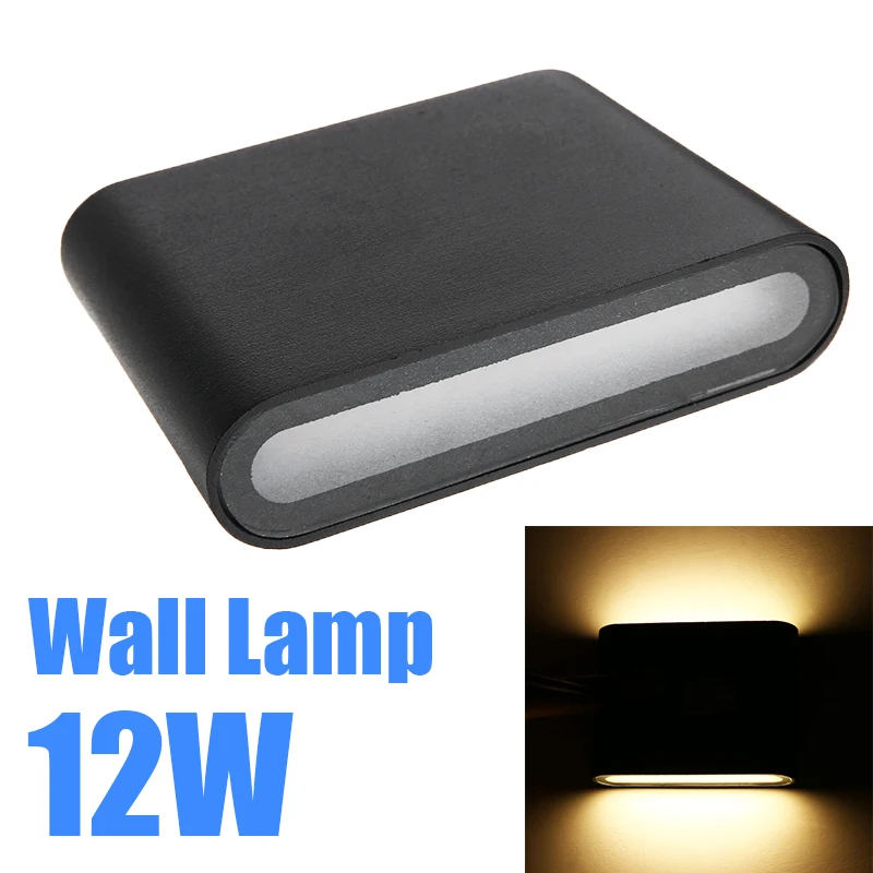

12W Outdoor Waterproof Wall Light LED IP65 Aluminum Living Room Balcony Terrace Decoration Wall Light