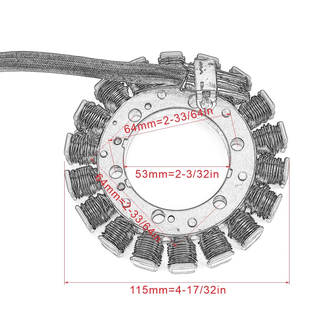 Катушка статора магнитного генератора для мотоцикла 21003-0045 21003-0084 Kawasaki KLR650 KLR 650 2008