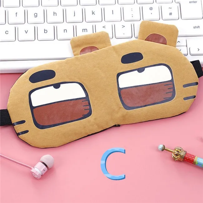 Новое поступление Корейская Милая накладка на глаза мягкая для сна путешествий