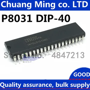 Free Shipping 10pcs/lots P8031 P8031AH P80C31 DIP-40 IC In stock!