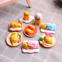 japan anime gudetamas yolk lazy eggs toy doll small figurines blind box figures kids gifts table car decoration