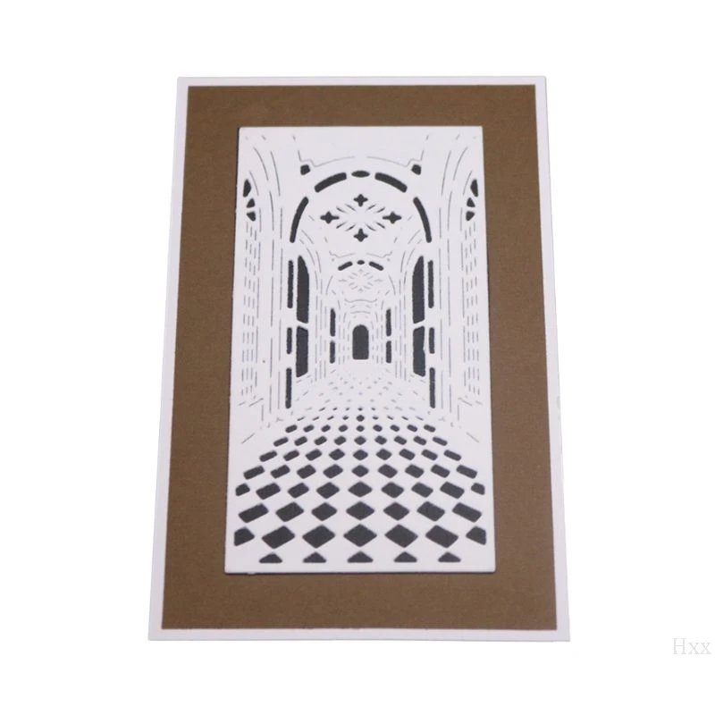 Новая Дверь ворота металлические режущие штампы трафарет для скрапбукинга