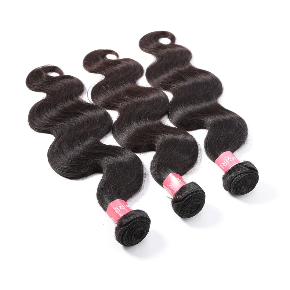WIGIRL 28 30 Inch Body Wave Hair Bundles 1 3 4 Brazilian Weave Unprocessed 100% Virgin Human Extensions Weaves | Шиньоны и парики