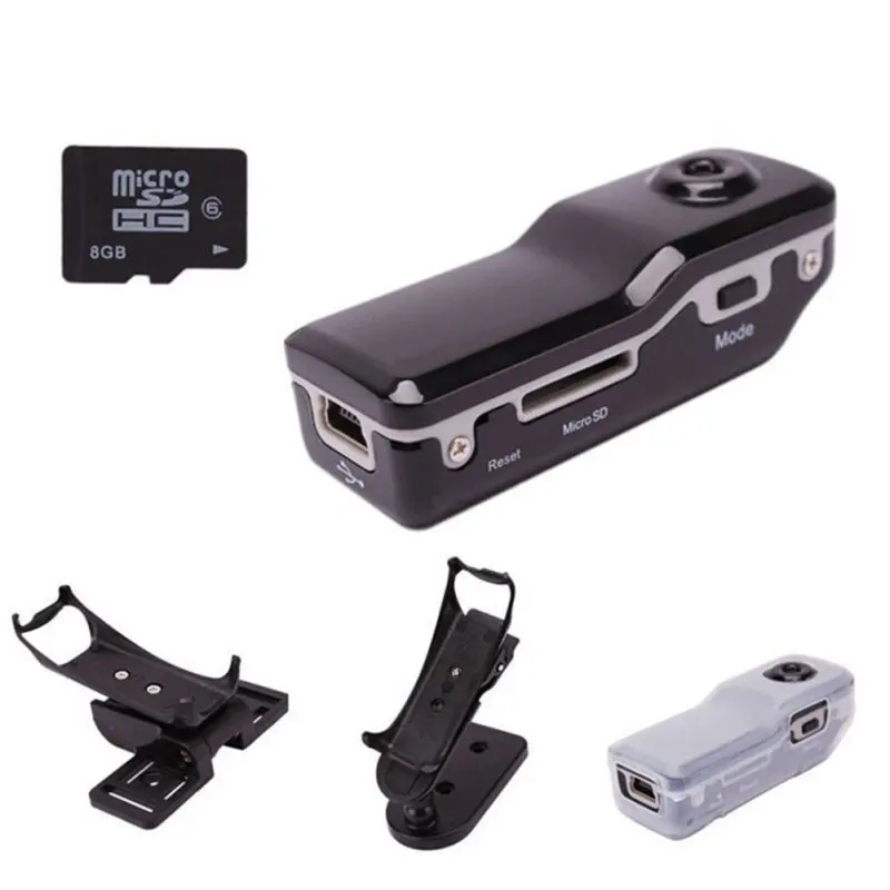 MD80 Мини видеокамера Поддержка Net-camera Mini DV запись камера Поддержка 8G TF карта 720*480 Vedio длительная запись Cam