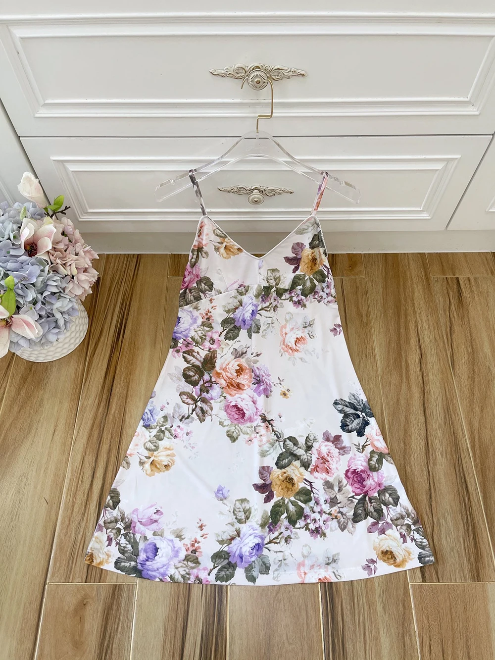 

New Dresses Women 2021 High Quality Women Print Spring Runway Dress