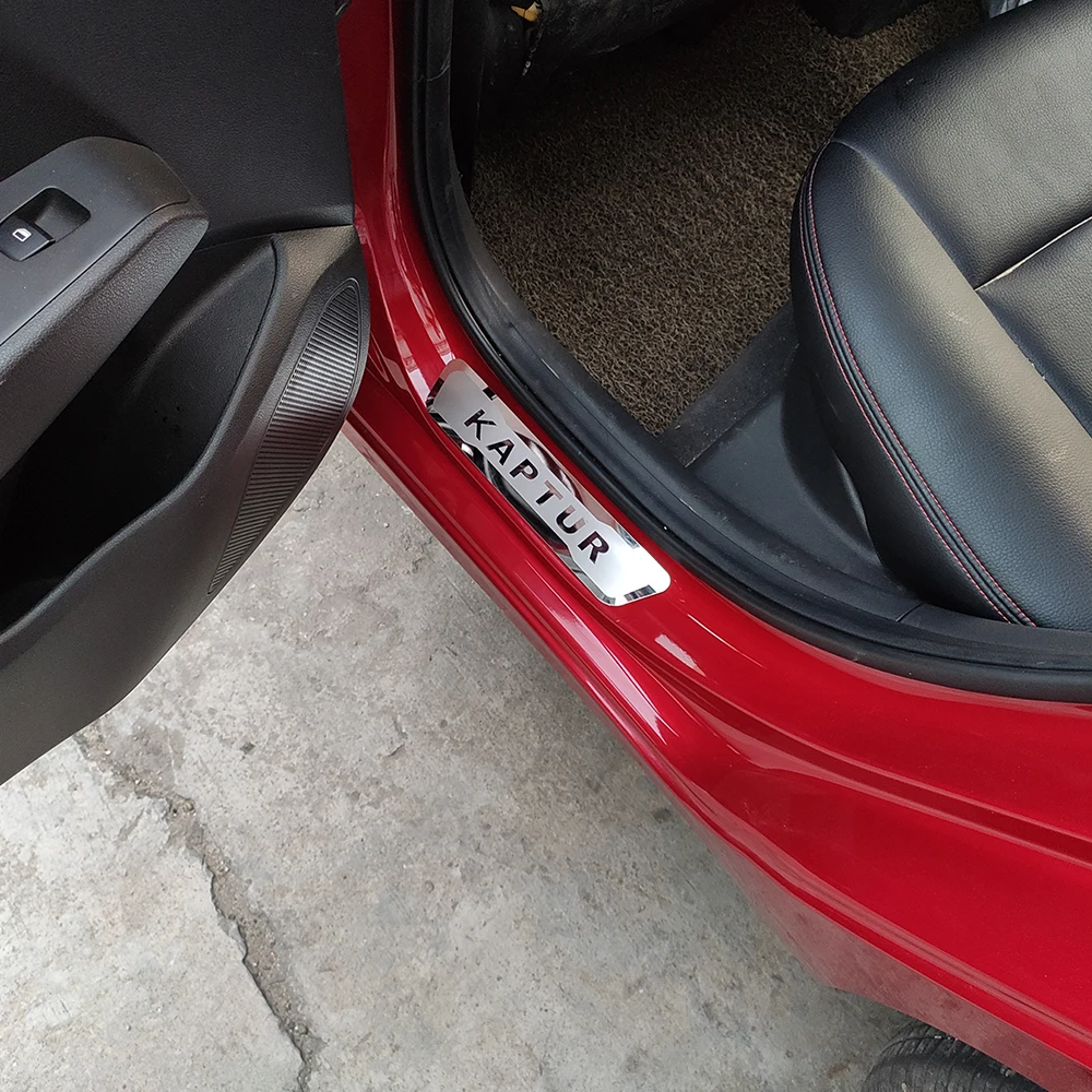 Автомобильные аксессуары для Renault Captur Каптур порога Защитные Стикеры крышка авто