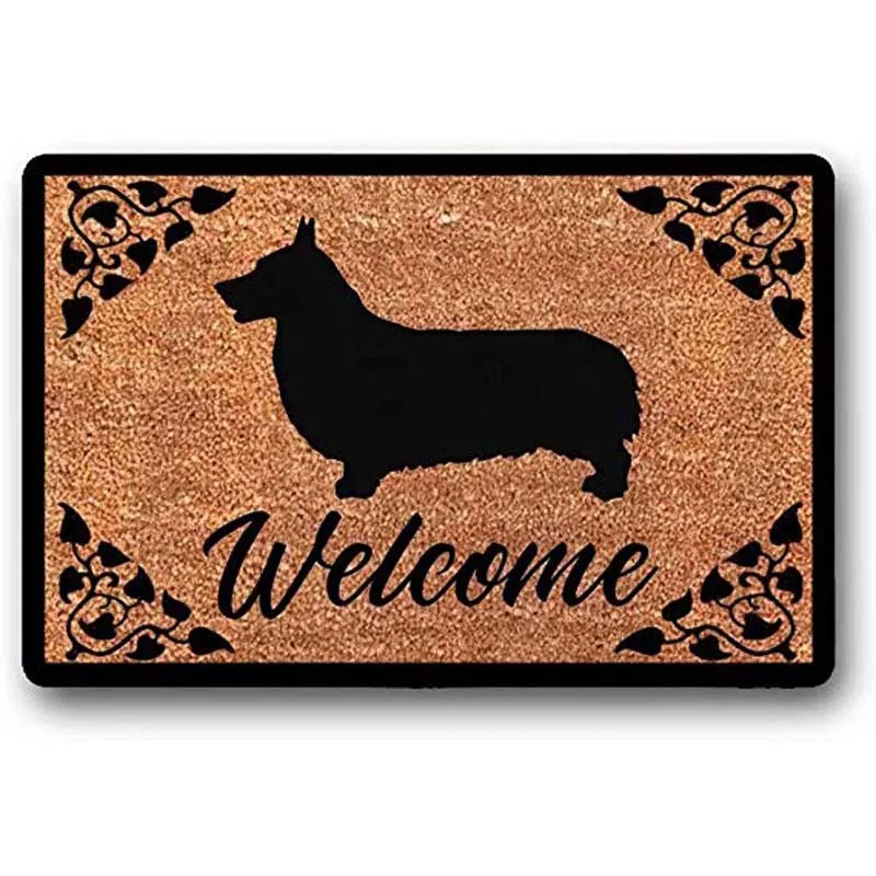 Корги собака Добро пожаловать Дверь мат добро новоселье подарок 18 &quotx