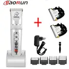 Профессиональный триммер для домашних питомцев BaoRun P9, машинка для стрижки питомцев, ЖК-дисплей, для груминга кошексобак