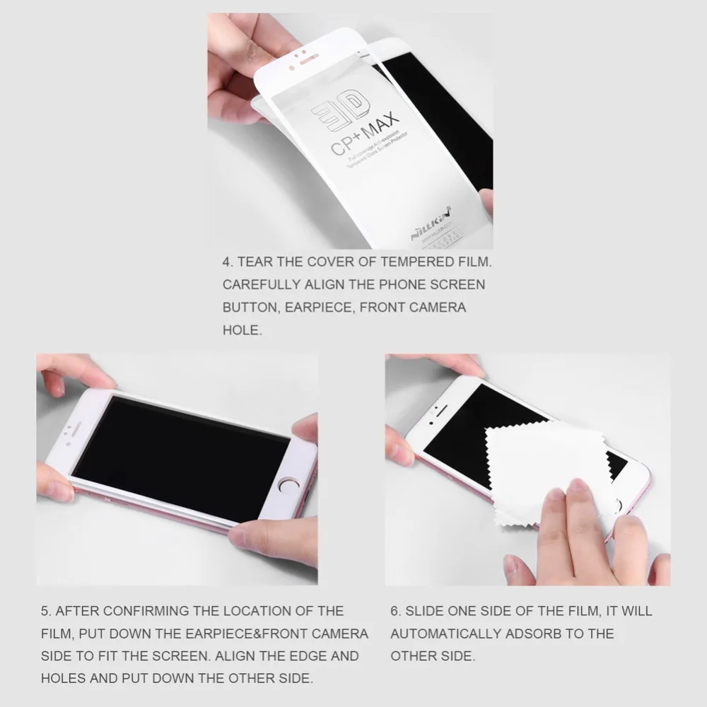 Для samsung Galaxy Note 10 S10 S8 S9 Plus S10E Nillkin 3D полное покрытие закаленное стекло протектор экрана для samsung Note 9 8 стекло