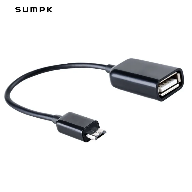 Кабель адаптер OTG с Micro USB на Otg шнур для флэш накопителя телефона SD карта разъем