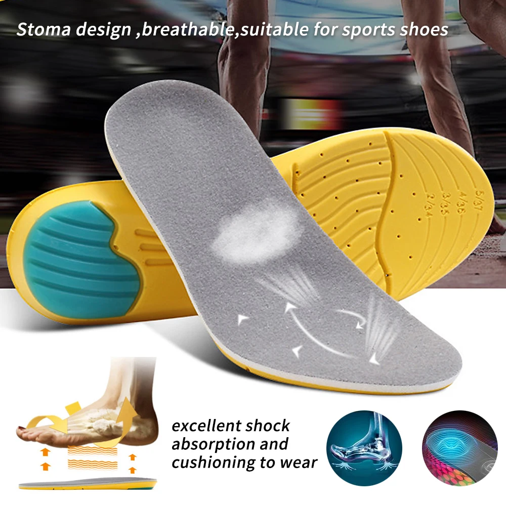 Мягкие спортивные стельки для ухода за ногами подушечки обуви с эффектом памяти