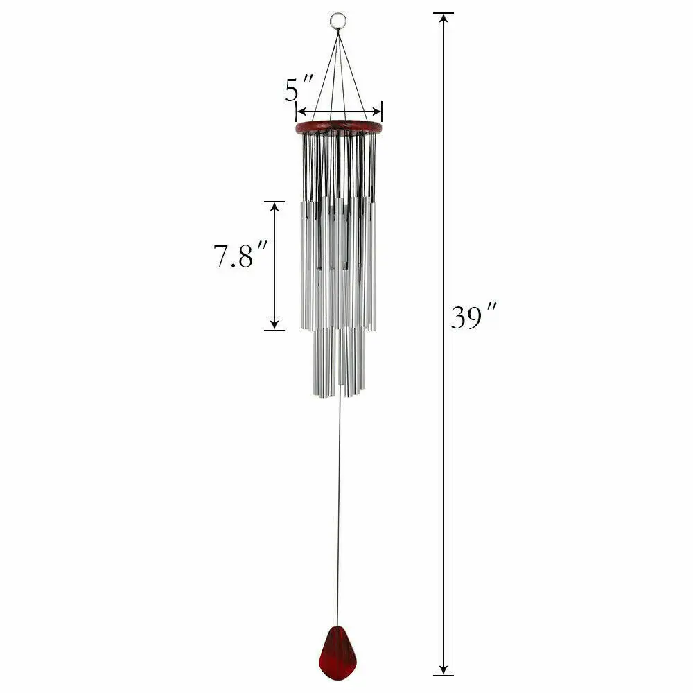 

Ao Nos Dos Home Decor Jardim Ventos Livre Tubos Windchime 27