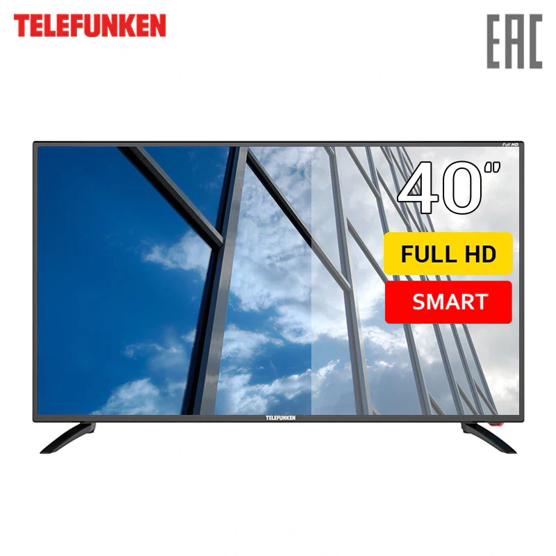 Телевизор LED 40&quot Telefunken TF LED40S81T2S FullHD SmartTV|Запчасти к телевизорам| |
