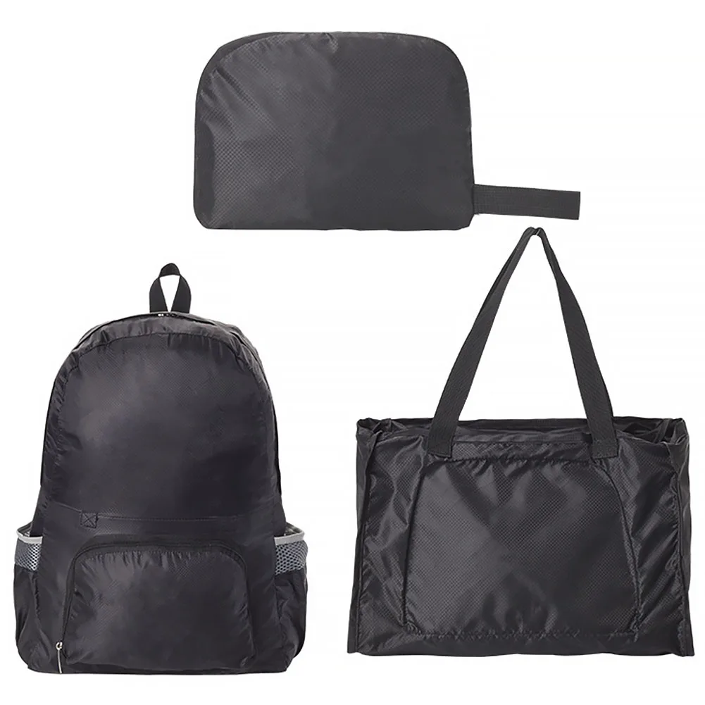 

Camping Adjustable Strap Waterproof Solid Backpack Foldable Travel Bags Multifunctional Polyester Outdoor