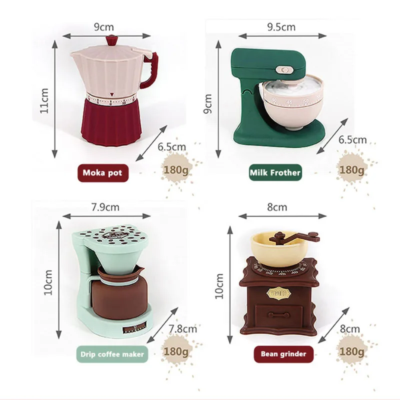 Кофейный таймер кухонные зеркальные часы зеркальный секундомер яйцо для готовки