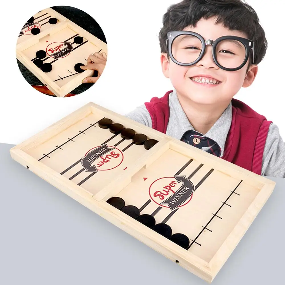 Игра слинг шайб Монтессори игра темп Быстрый шайп настольные игры победитель