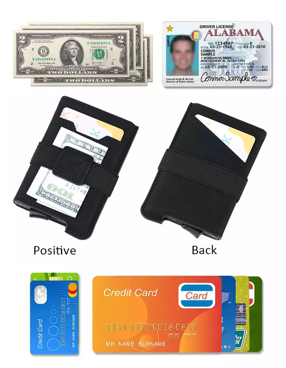 DIENQI RFID визитница мужские кошельки высокого качества кожаный кошелек Винтажный Мужской тонкий мини маленький кошелек, сумочка Smart Vallet