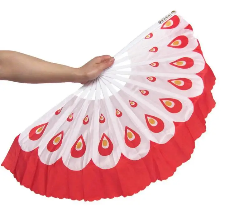 

40pcs / Lot Newest Beautiful Peacock Fans Chinese Belly Dance Fans Fancy Event & Party Supplies 5 Colors Wholesale