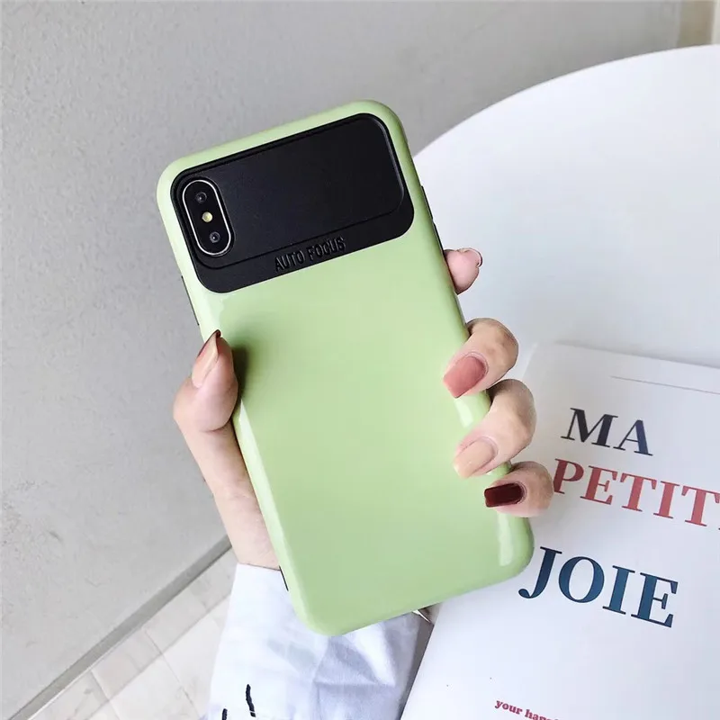 Модный однотонный цветной чехол для телефона iPhone XS Max XR X бизнес-чехол 8 Plus 7 6 6s |