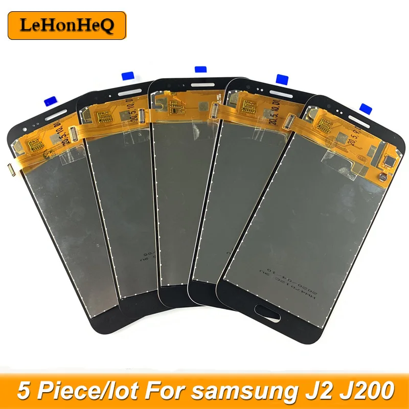 5 шт./лот J200 ЖК дисплей для Samsung Galaxy J2 2015 J200F сенсорный экран дигитайзер