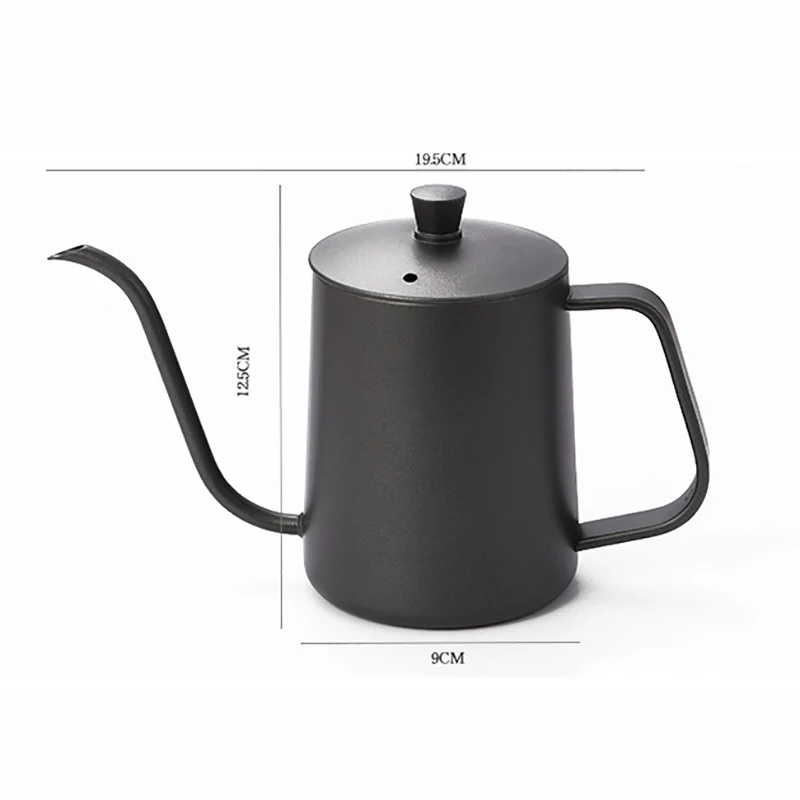 MICCK Durable 304 Stainless Steel Long Narrow Coffee Maker Metal Mocha Tea Pot Bean Make Espresso Percolator Tools | Дом и сад