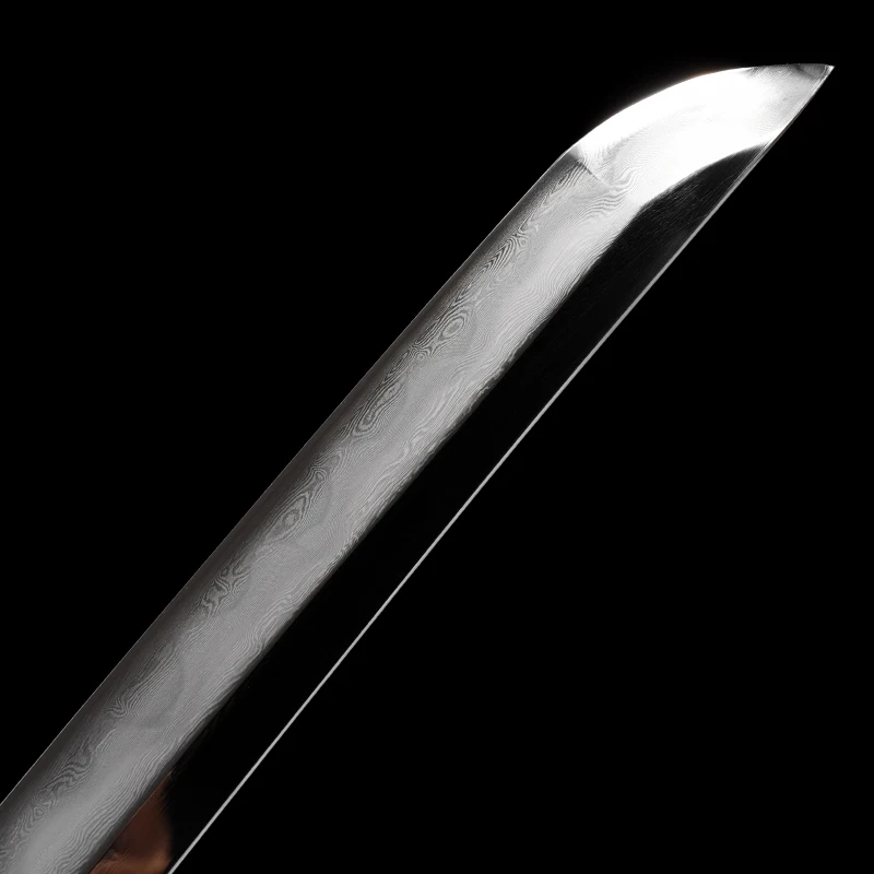 

Katana High-Grade Japanese Sword Handmade Folded Damacus Steel & Clay Tempered Samurai Full Tang Blade Sharp Home Decor
