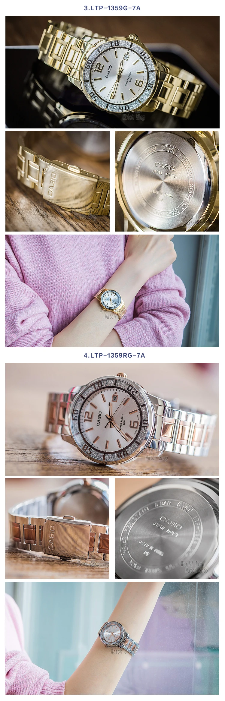 Casio часы женские часы лучший бренд класса люкс 50 м Водонепроницаемый Кварцевые женские часы женские Подарки Часы Спортивные часы relogio feminino reloj mujer montre homme bayan kol saati zegarek damski LTP-1359