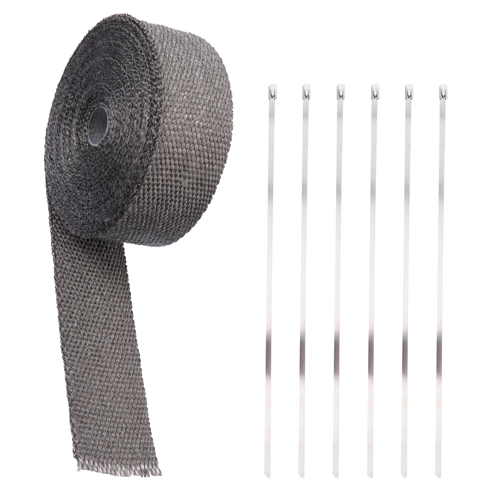 

7 Pcs Fiberglass Heat Resistant Cloth Thermo Includes Cable Ties