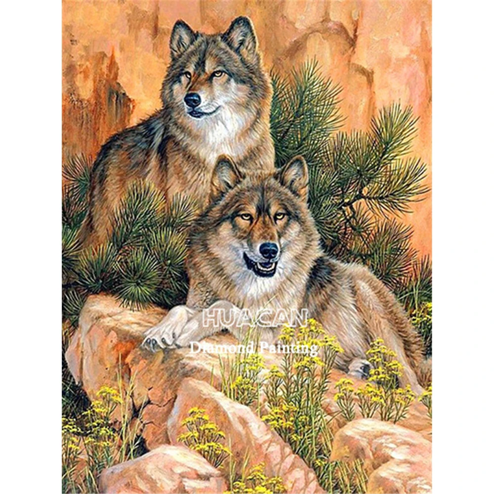 

Wolf Animal DIY Full Diamond Painting Diamond Mosaic Diamond Embroidery Complete Kit Christmas Gift Home Decor Wall
