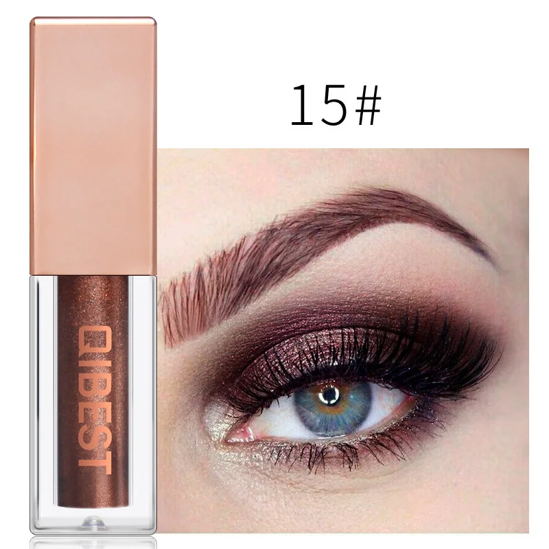 Women Shining Liquid Eyeshadow Waterproof Glitter Metallic Gel QRD88 |