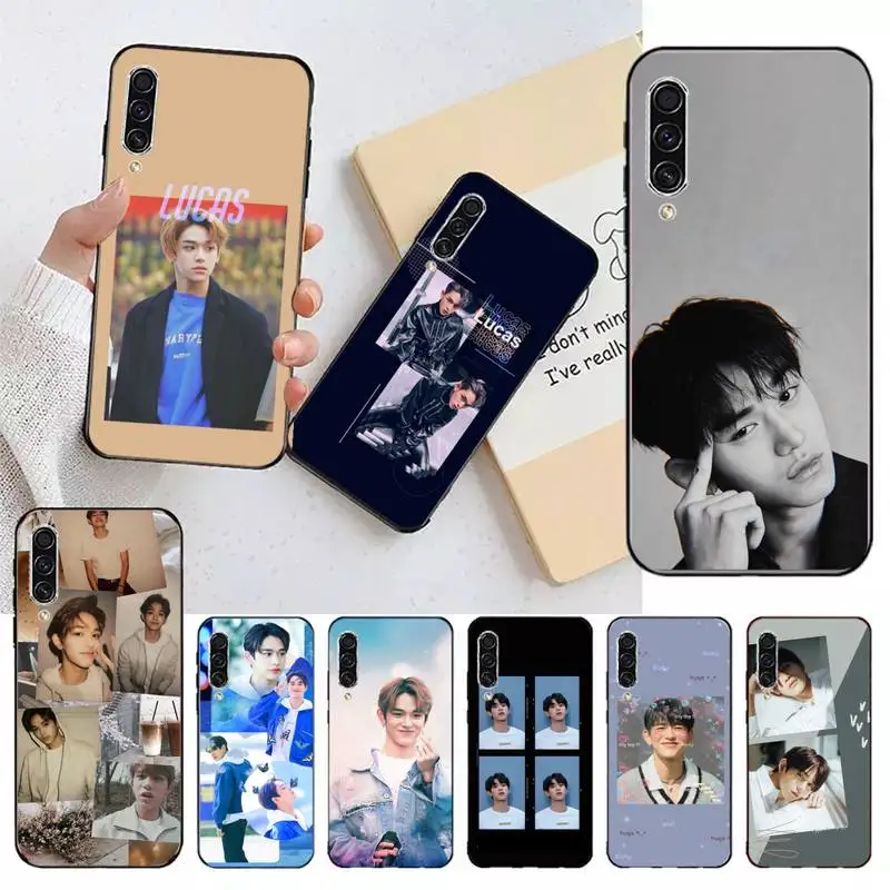 

NCT Lucas kpop singer star Phone Case For Samsung galaxy A S note 10 7 8 9 20 30 31 40 50 51 70 71 21 s ultra plus
