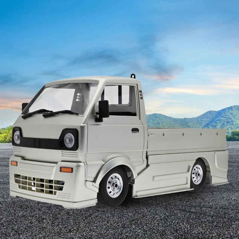 

Silver Simulation with LED Headlights 17G Remote Control Car 260 Motor D12 1:10 2WD RC RTR Version