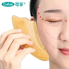 Cofoe Gua Sha доска для скраппинга гуашь скребок OX Horn Gusha терапевтический массаж для китайской медицинской помощи по уходу за кожей
