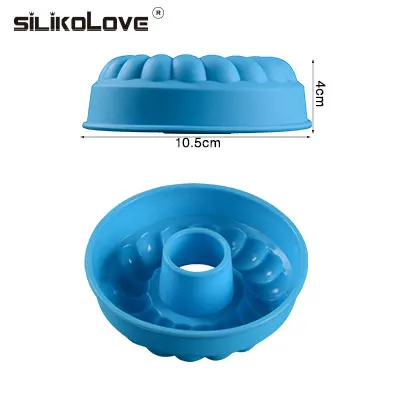 random color 216 SILIKOLOVE мини-силиконовая форма для торта Формы для выпечки миски Детские Хлеб пироги буханка антипригарный силиконовый Плесень лотки для выпечки кастрюли - Цвет: random color 216