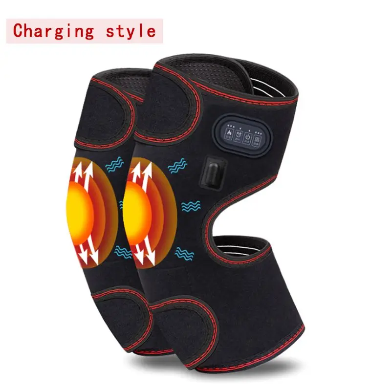 Jual Pemanas Listrik Lutut Pad Brace Wrap Pain Relief Massager Suhu Yang Dapat Disesuaikan