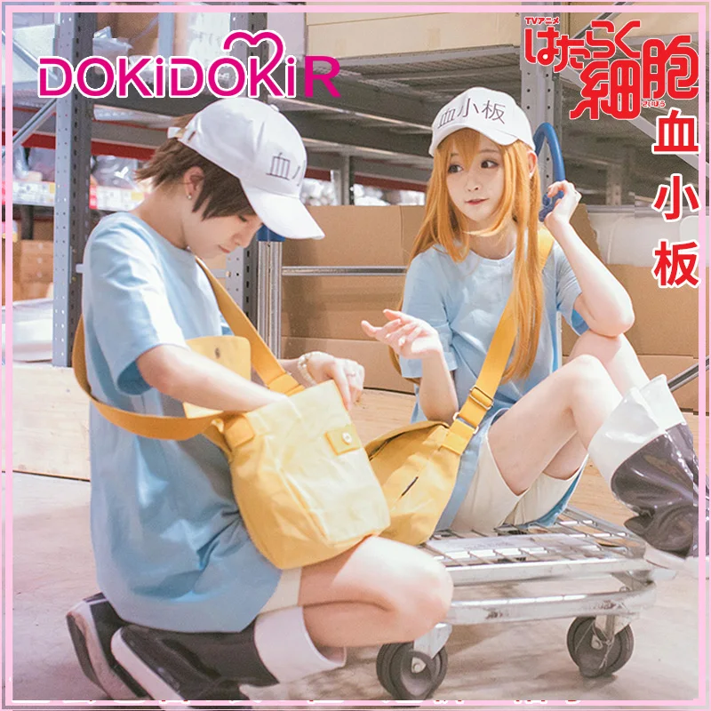 DokiDoki R/аниме клетки на работе/Hataraku Saibo Platelet костюм для косплея милый детский