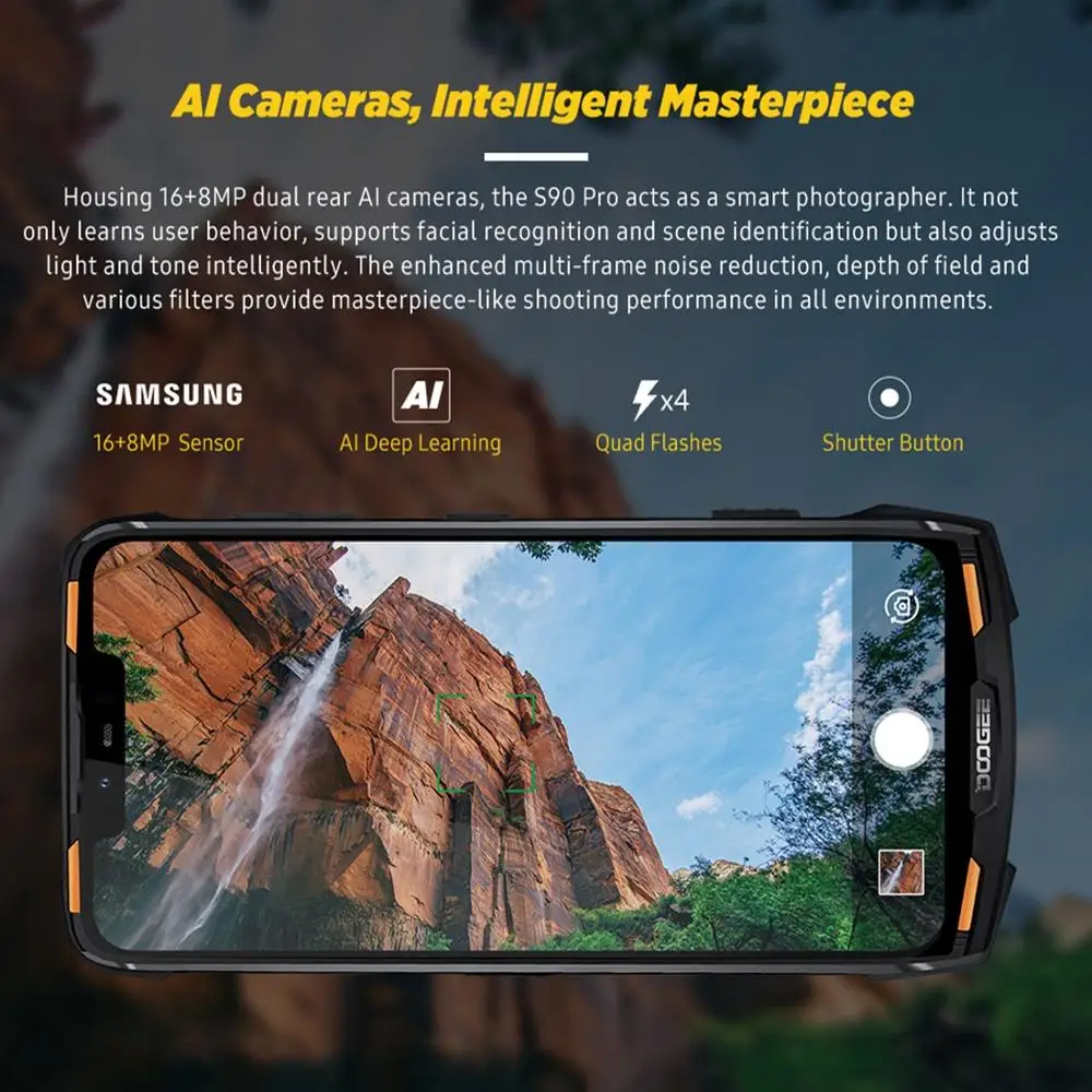 DOOGEE S90 Pro IP68/IP69K прочный мобильный телефон Android 9 0 смартфон 6 18 &quotFHD + безрамочный