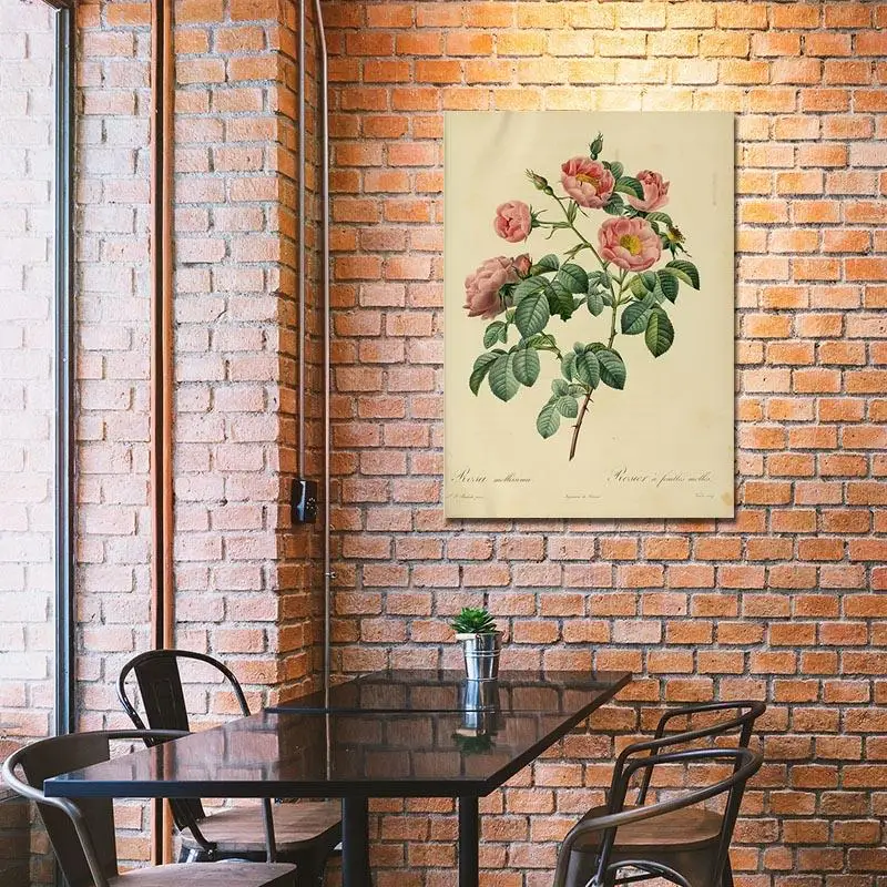 Beste Nieuwe Hd Rosa Inermis Art Schilderen Poster Canvas Schilderij Posters En Prints Wall Art Foto Voor Woonkamer Huisinrichting 1T