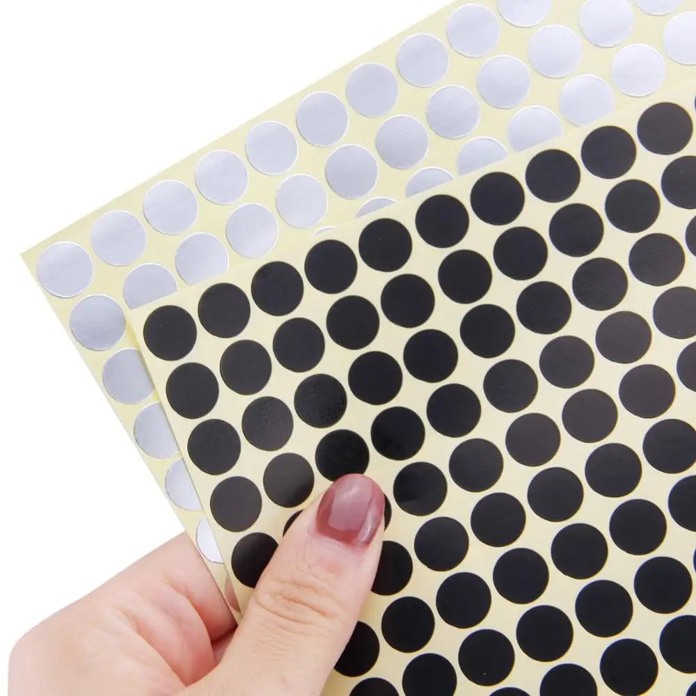 14 листов разные цвета съемные ярлык для маркировки круглые наклейки в горошек