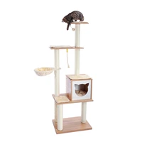 domestic delivery cat tree luxury cat furniture condos spacious perch fully wrapped scratching sisal post and replacea